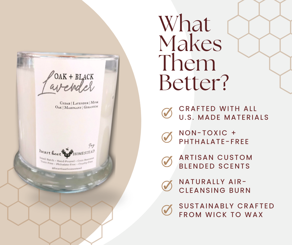 9oz Coco-Beeswax Candle